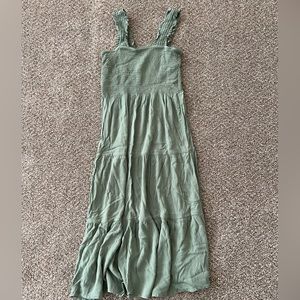 Aerie Green Maxi Dress